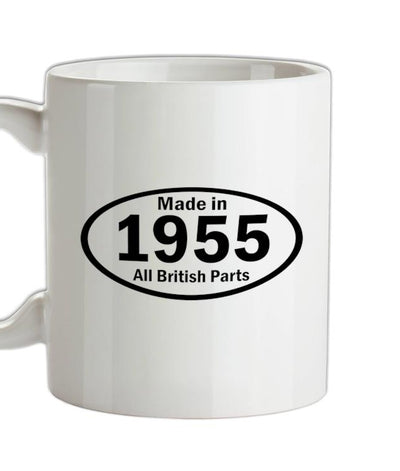 Made In 1955 All British Parts Ceramic Mug