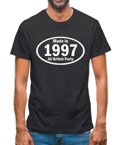 Made In 1997 All British Parts Mens T-Shirt