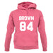 Brown 84 unisex hoodie