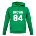 Brown 84 unisex hoodie