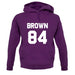 Brown 84 unisex hoodie