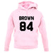 Brown 84 unisex hoodie