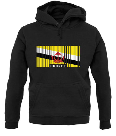 Brunei Barcode Style Flag unisex hoodie