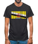 Brunei Barcode Style Flag Mens T-Shirt