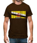 Brunei Barcode Style Flag Mens T-Shirt