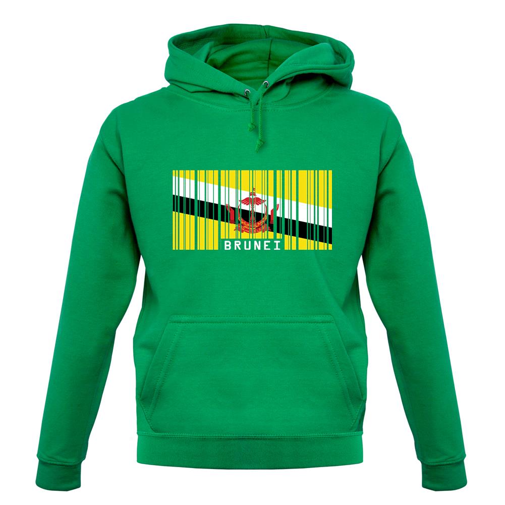 Brunei Barcode Style Flag unisex hoodie