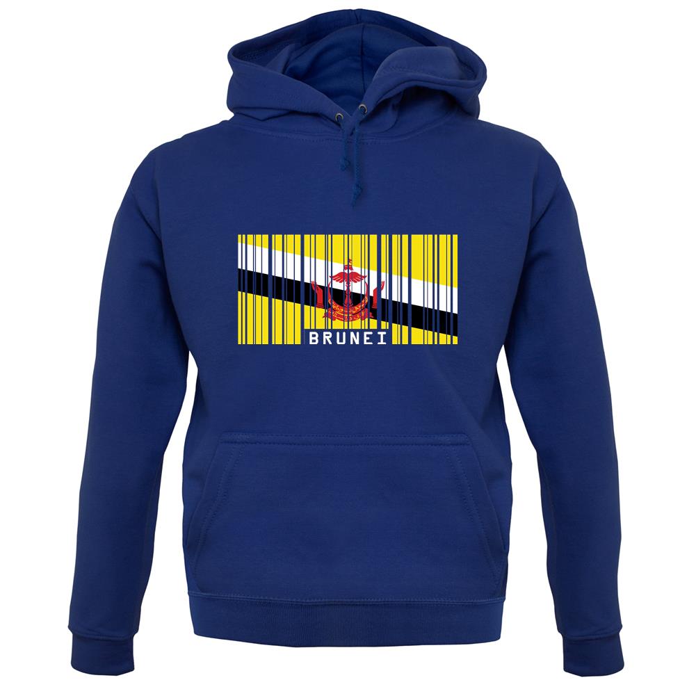 Brunei Barcode Style Flag unisex hoodie