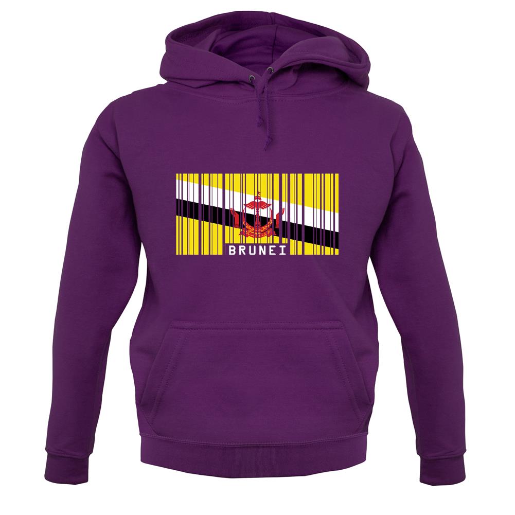 Brunei Barcode Style Flag unisex hoodie