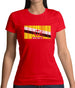 Brunei Barcode Style Flag Womens T-Shirt