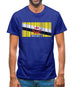 Brunei Barcode Style Flag Mens T-Shirt