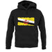 Brunei Grunge Style Flag unisex hoodie