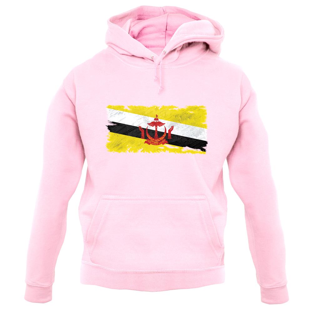 Brunei Grunge Style Flag unisex hoodie