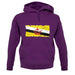 Brunei Grunge Style Flag unisex hoodie