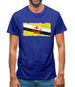 Brunei Grunge Style Flag Mens T-Shirt