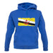 Brunei Grunge Style Flag unisex hoodie