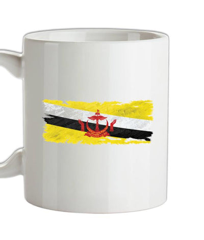 Brunei Grunge Style Flag Ceramic Mug