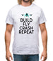 Build, Fly, Crash, Repeat Mens T-Shirt
