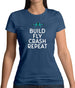 Build, Fly, Crash, Repeat Womens T-Shirt