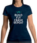 Build, Fly, Crash, Repeat Womens T-Shirt