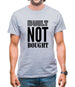 Built Not Bought Mens T-Shirt