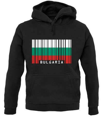 Bulgaria Barcode Style Flag unisex hoodie