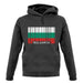 Bulgaria Barcode Style Flag unisex hoodie