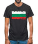Bulgaria Grunge Style Flag Mens T-Shirt