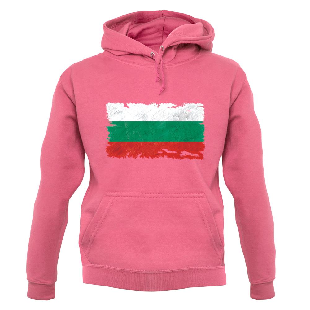 Bulgaria Grunge Style Flag unisex hoodie