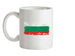 Bulgaria Grunge Style Flag Ceramic Mug