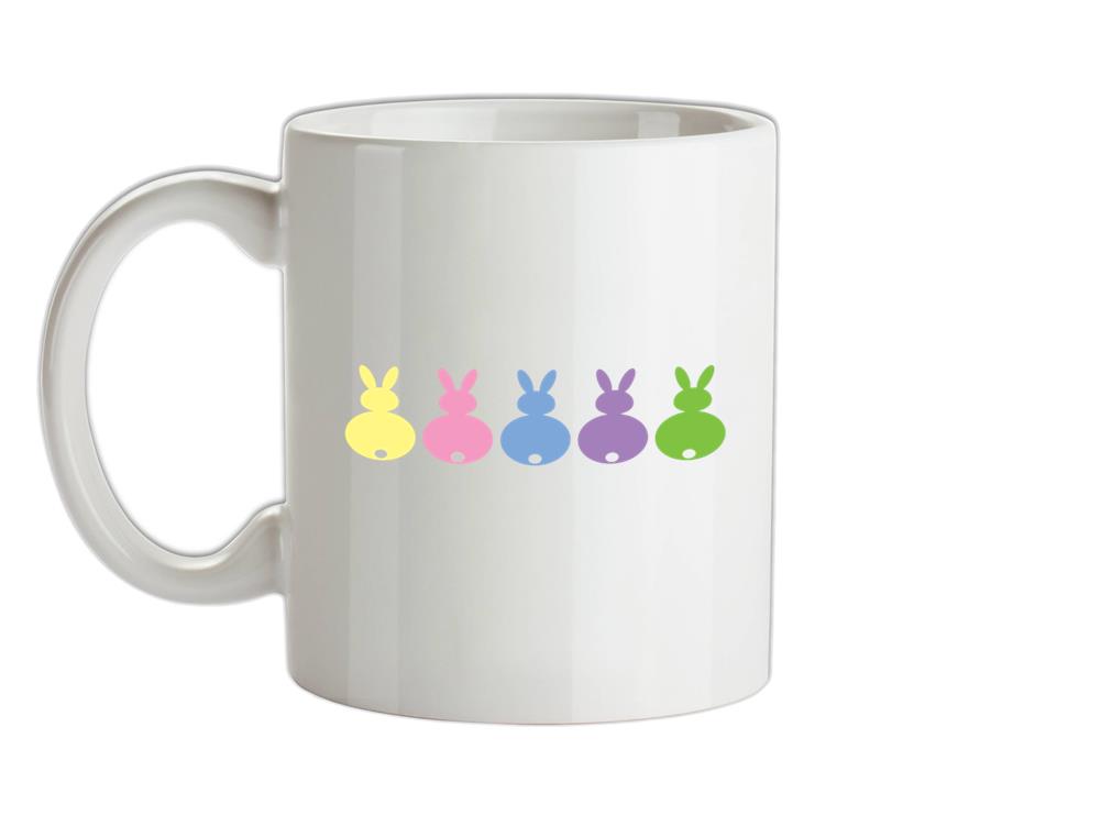 Multi Colour Easter Bunny's Ceramic Mug