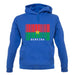 Burkina Faso  Barcode Style Flag unisex hoodie