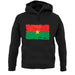 Burkina Faso Grunge Style Flag unisex hoodie