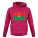 Burkina Faso Grunge Style Flag unisex hoodie