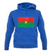Burkina Faso Grunge Style Flag unisex hoodie