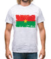 Burkina Faso Grunge Style Flag Mens T-Shirt