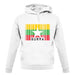 Burma Myanmar  Barcode Style Flag unisex hoodie