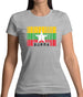 Burma Myanmar  Barcode Style Flag Womens T-Shirt