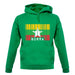 Burma Myanmar  Barcode Style Flag unisex hoodie