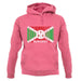 Burundi Barcode Style Flag unisex hoodie