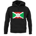 Burundi Grunge Style Flag unisex hoodie