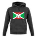 Burundi Grunge Style Flag unisex hoodie