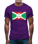 Burundi Grunge Style Flag Mens T-Shirt