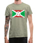 Burundi Grunge Style Flag Mens T-Shirt