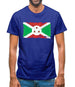 Burundi Grunge Style Flag Mens T-Shirt