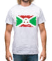Burundi Grunge Style Flag Mens T-Shirt