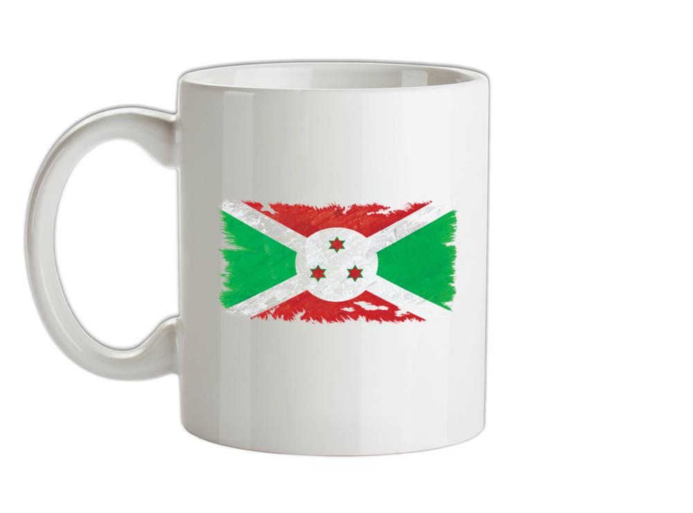 Burundi Grunge Style Flag Ceramic Mug