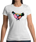 Butcher Chicken Diagram Womens T-Shirt