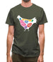 Butcher Chicken Diagram Mens T-Shirt