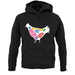 Butcher Chicken Diagram unisex hoodie