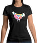 Butcher Chicken Diagram Womens T-Shirt